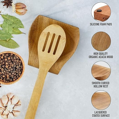 Soporte Para Cuchara De Madera, Soporte Para Cocina,