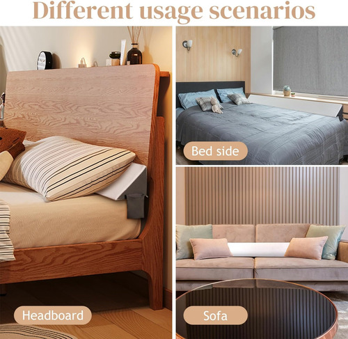 Voctiam Almohada De Cuña Para Cabecero, Relleno De Espacio Y