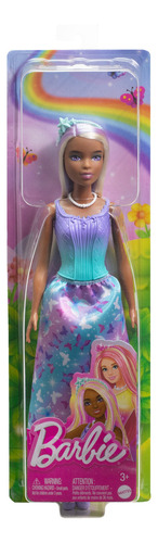 Barbie Fantasía Muñeca Doncella Vestido De Ensueño Azul