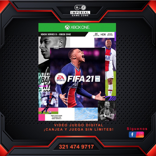Fifa 21 Xbox One Código Digital