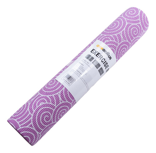 Mat Yoga Pvc 6 Mm Violeta Gymgenius Violeta