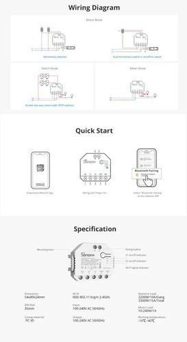 Imagem 6 de 7 de Sonoff Dual R3 Interruptor Smart Wifi Alexa E Google Home