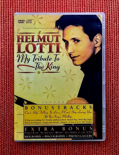 Dvd Helmut Lotti - My Tribute To The King