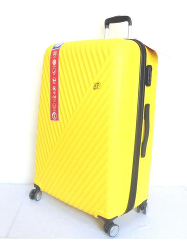 Maleta 24´´ Amarillo Y Negro American Tourister Ligera Abs | Meses sin  intereses