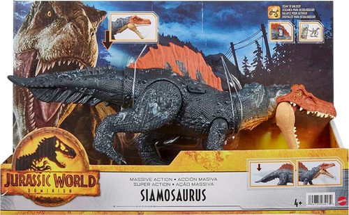 Jurassic World Siamosaurus Acción Masiva