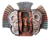 Comprar 3 Etapas Artesania Máscara De Barro Decoracion Prehispánico