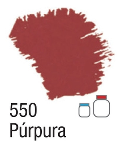 Tinta Acrilica Fosca 37ml Acrilex - Grupo 1 Cor 550-purpura