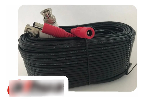 Cable Siamés Coaxial 18m Para Cámara Cctv Dahua Original