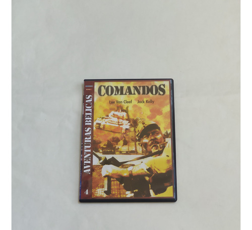 Dvd Comandos Lee Van Cleef Jack Kelly Belicas 4