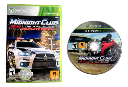 Midnight Club Los Angeles Complete Edition Xbox 360 (Reacondicionado)