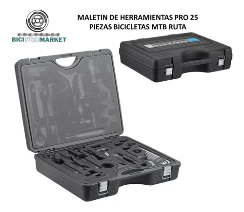 Kit de herramientas bicicletas profesional, mtb, caja, maletín