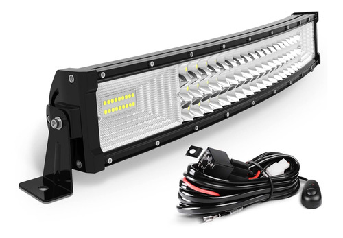 Barra De Luz Led De 24 Pulgadas, 270 W, Triple Fila, Pu...