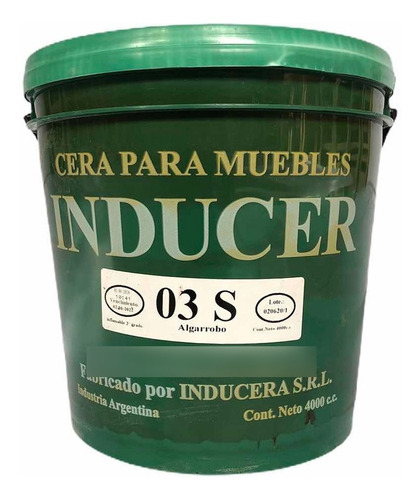 Cera Algarrobo Inducer De 4 Kilos