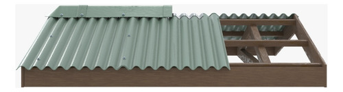 Telha Plástica De Polietileno Resistente Telhados 183x85cm