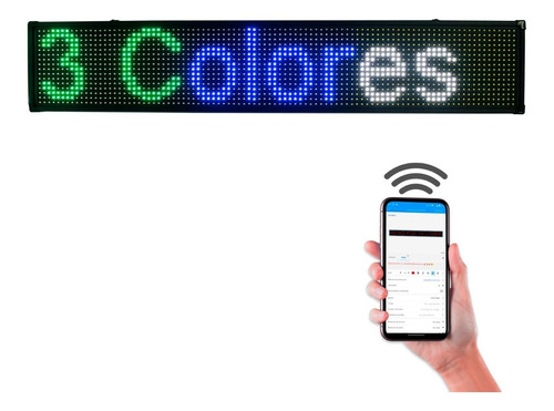 Letrero Led 3 Colores Anuncio Publicidad Programable Display