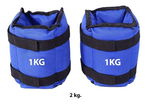 Imagen 4 de 7 de Tobi Pesas 1 Kg Entrenamiento Piernas Tobillera Total 2 Kg