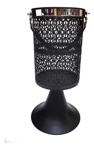 Candelabro Porta Velas Color Negro 31 Cm - Sheshu Home