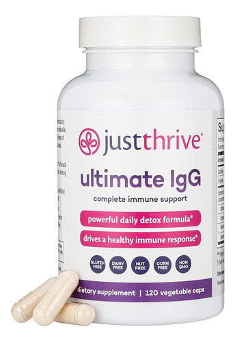 Just Thrive Ultimate Igg 120 Cápsulas Apoyo Inmunológico