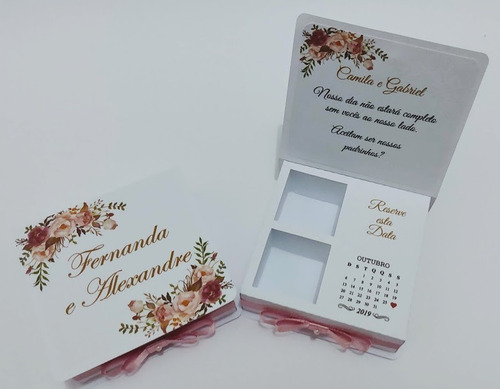 Imagem 6 de 6 de 13 Convites De Casamento Para Padrinhos