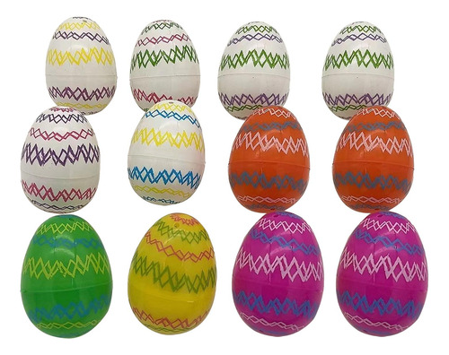 12 Uds. De Huevos De Pascua Rellenables, Huevos De Pascua