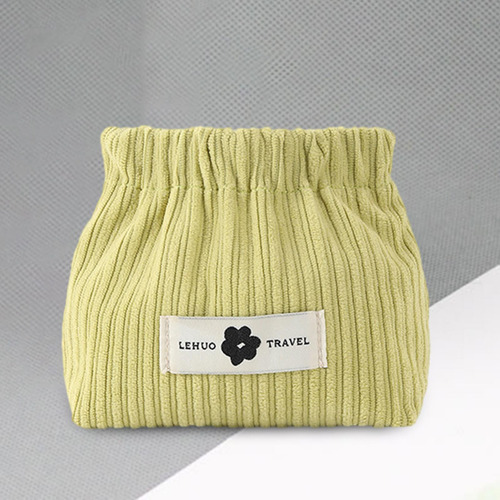 3 Mini Bolsa De Maquillaje, Monedero Sin Cremallera, Verde