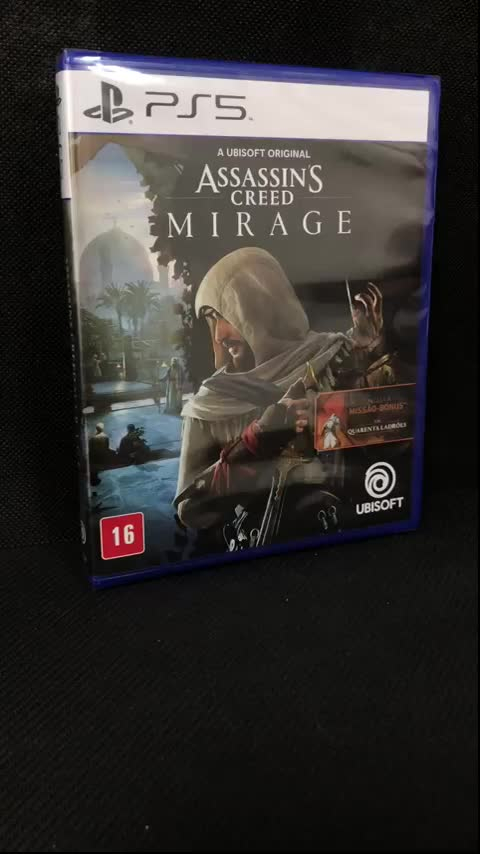 Jogo Assassin's Creed Mirage Ps4 Midia Fisica PT BR Original