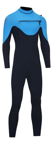 Long John 3mm Chest Zip Manga Longa Neoprene Scr Natação