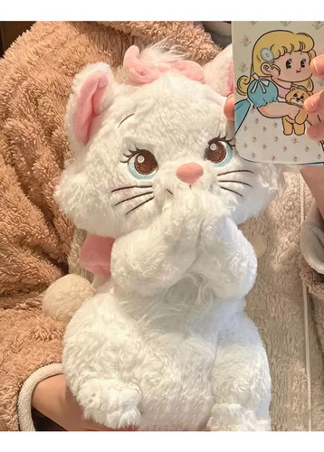 Qyq Muñeca De Peluche En V De Regalo Marie Cat Sleepy