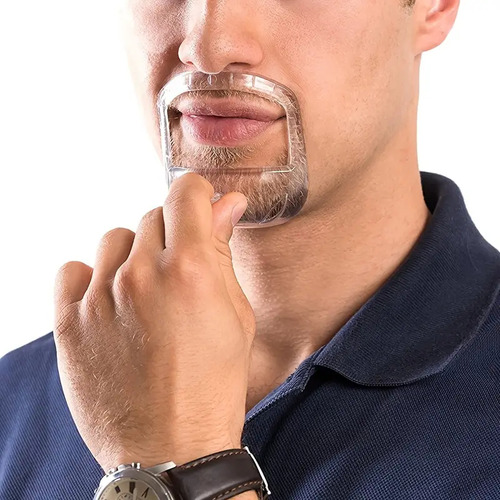 5 Piezas Kit Herramienta Transparente Estilo A Bigote Barba