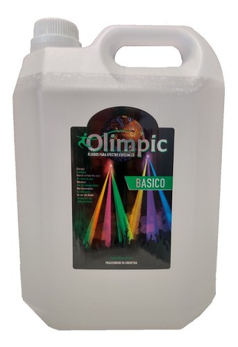 Liquido Para Maquinas De Humo Olimpic Basico Bidon De 5 Lts 