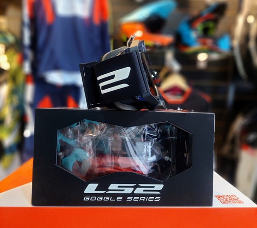 Imagen 6 de 6 de Antiparras Motocross Ls2 Aura Pro Incluye Tear Off Y Pinlock