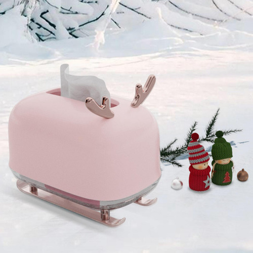 Caja De Pañuelos, Contenedor De Almacenamiento De Rosado
