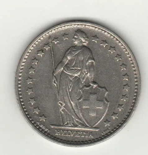 Moneda Franco Suizo 1968