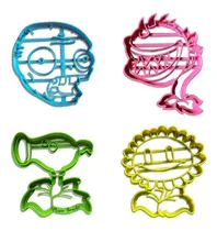 Comprar 4 Plantas Vs Zombies - Moldes Cortantes Para Masa 