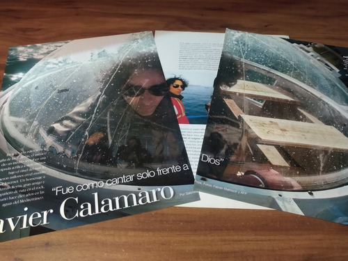 (ar846) Javier Calamaro * Clippings Revista 3 Pgs * 2008