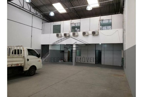 Imagem 1 de 10 de Galpão Com Mezanino - 4 Wc - 6 Vagas - 480m² Oportunidade !!