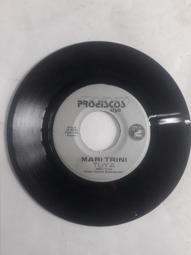 Vinilo Single Mari Trini Tuya 