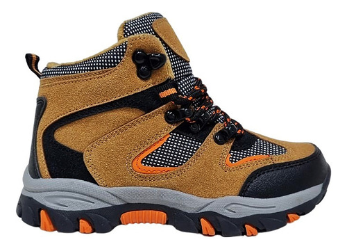 Botines Trekking Niño Con Forro Ideal Climas Fríos (31-36)