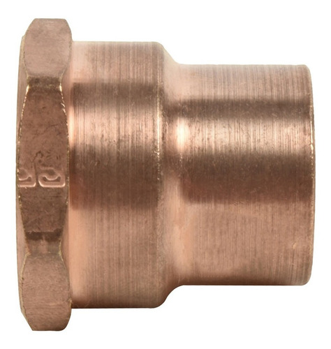 Conector Cuerda Interior 3/4' Cobre