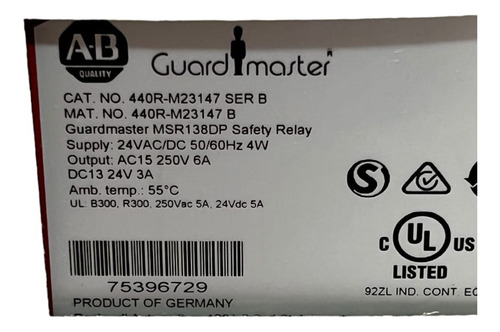 Allen Bradley 440r-m23147