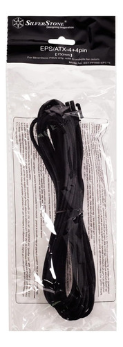 Tecnología Silverstone Pp06 Cable De Psu De Manga Negra Para