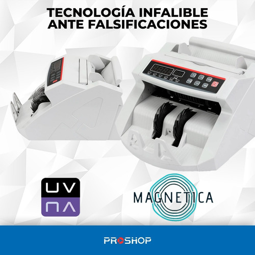 Imagen 8 de 10 de Contadora De Billetes Máquina Nuevo Modelo Detector Falsos