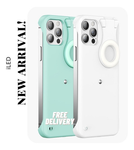 Funda Selfie Led Para iPhone X, iPhone 11 ,iPhone 12/ 12 Pro