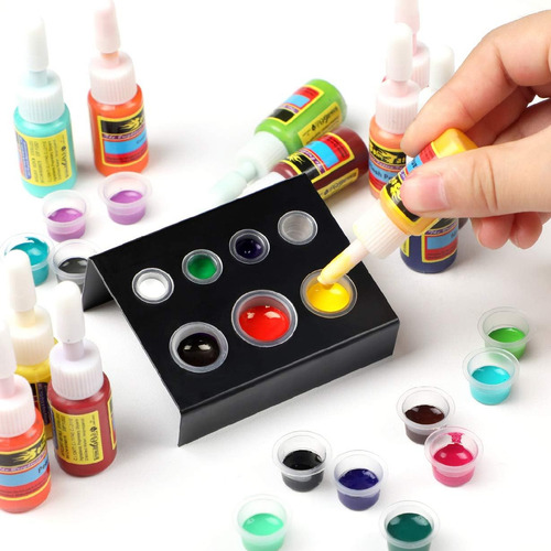 Kit De 54 Colores Tinta Para Tatuaje Profesio Tattoo Ink Set