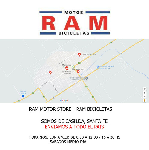 Imagen 3 de 3 de Cubierta Para Moto 225 X 16 - 2 1/4 X 16 Ciclomotor Ram