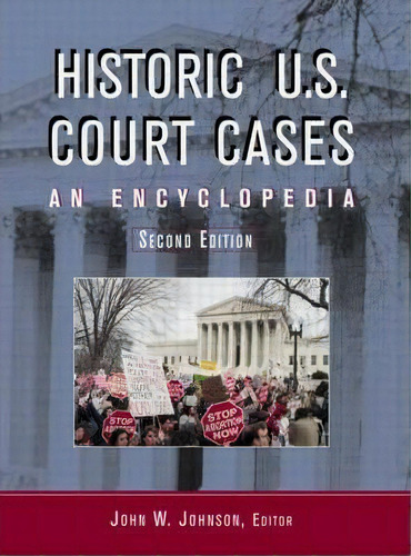 Historic U.s. Court Cases, De John W. Johnson. Editorial Taylor Francis Ltd, Tapa Dura En Inglés