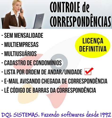 Controle De Correspondências - Teste Grátis Por 10 Dias