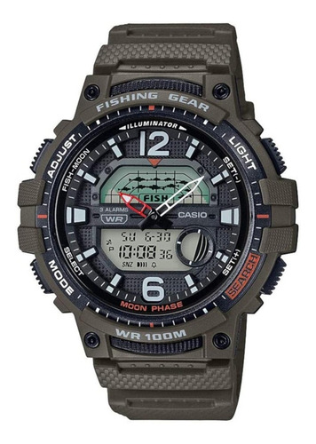 Reloj Casio Pro Trek Wsc-1250h Fishing Gear Multifuncion