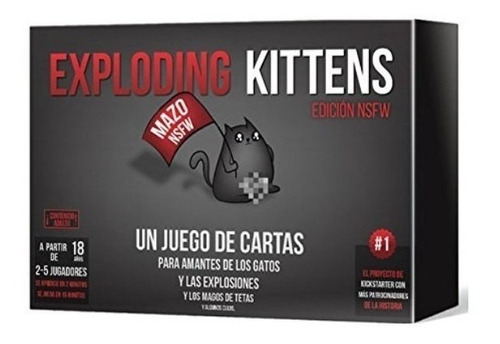Exploding Kittens Nsfw - Envío Gratis / Demente Games