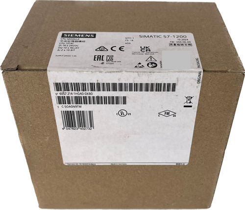 Plc Siemens Cpu 1214c 6es7 214-hg40-0xb0 Dc/dc/rly